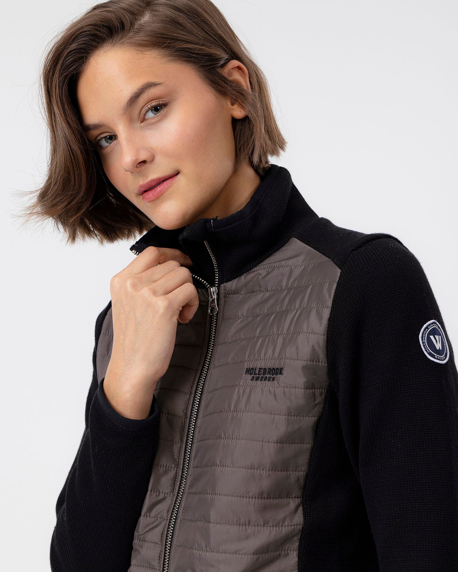 Mimmi Full Zip Windproof Jacket- Black/Mole