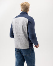 Peder Full Zip Windproof Jacket- Chambray/Marble Grey
