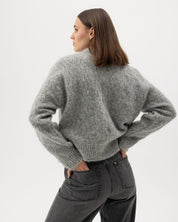 Tindra Cardigan- Grey Mel