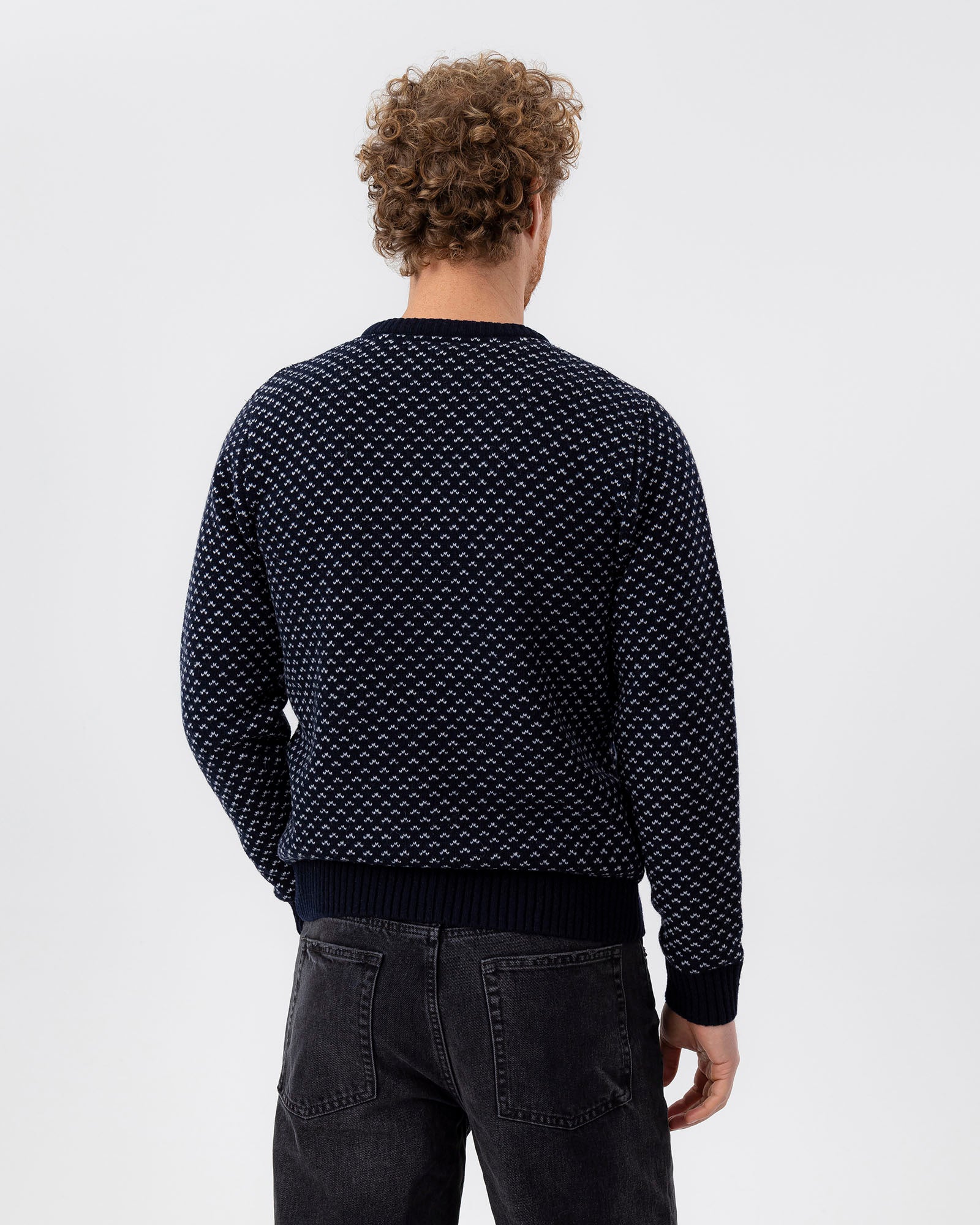 Torsten Crew Navy/Marble Grey