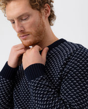 Torsten Crew Navy/Marble Grey