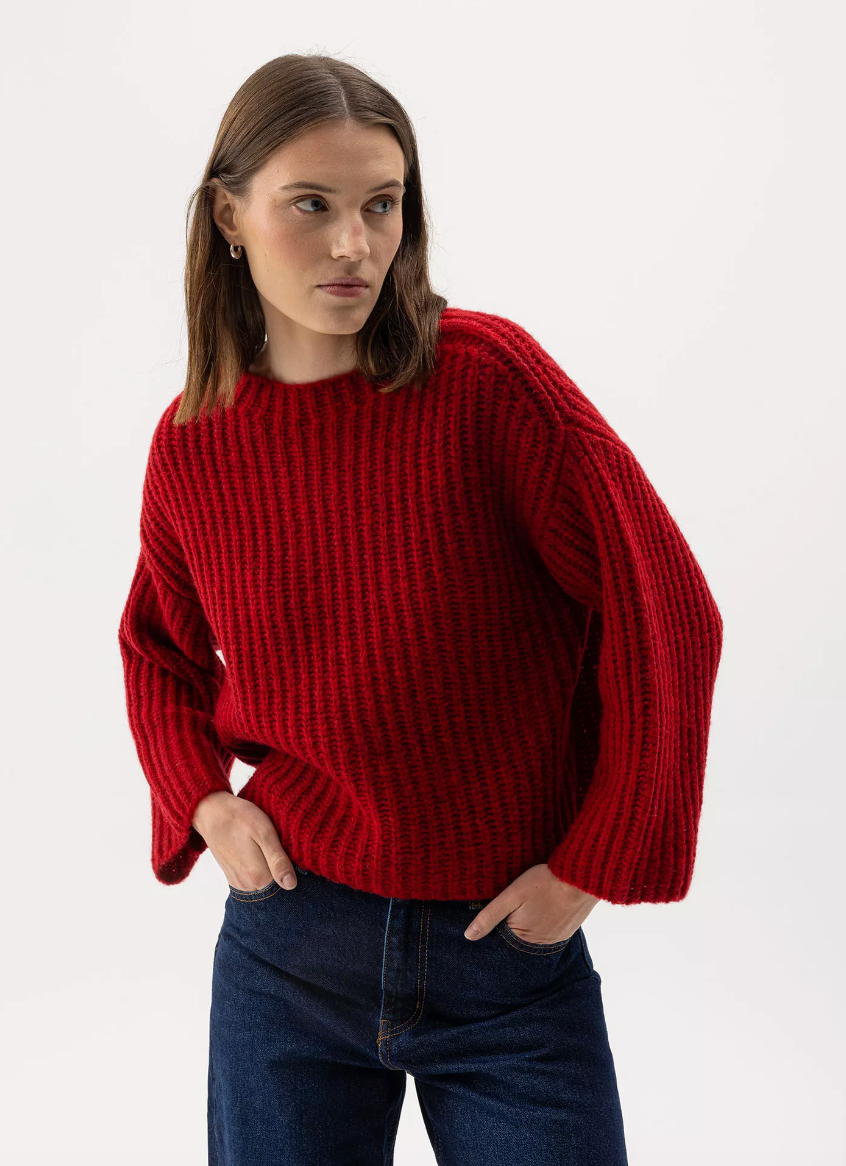 Cajsa Sweater- Ruby
