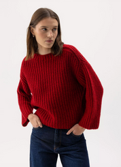 Cajsa Sweater- Ruby