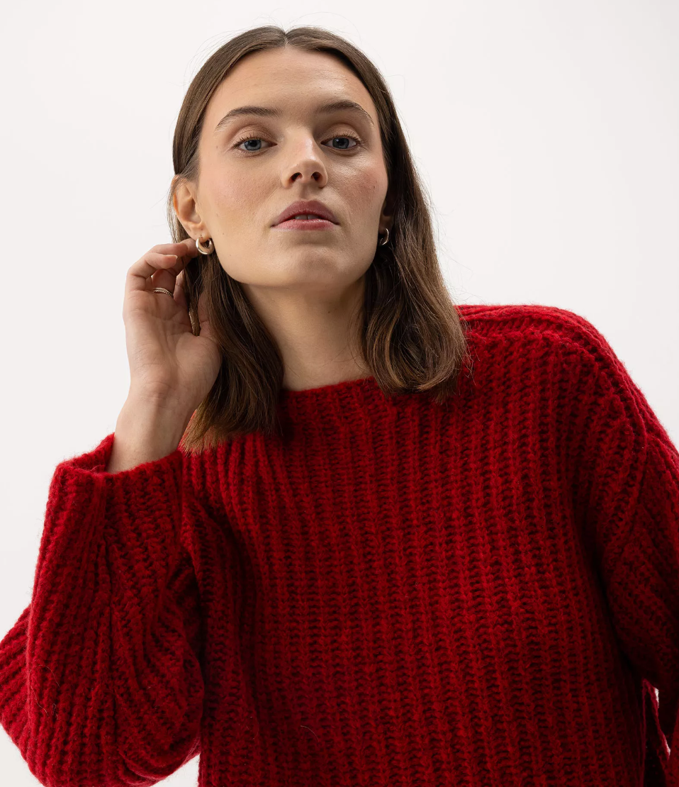 Cajsa Sweater- Ruby