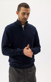 Dennis T-Neck- Navy