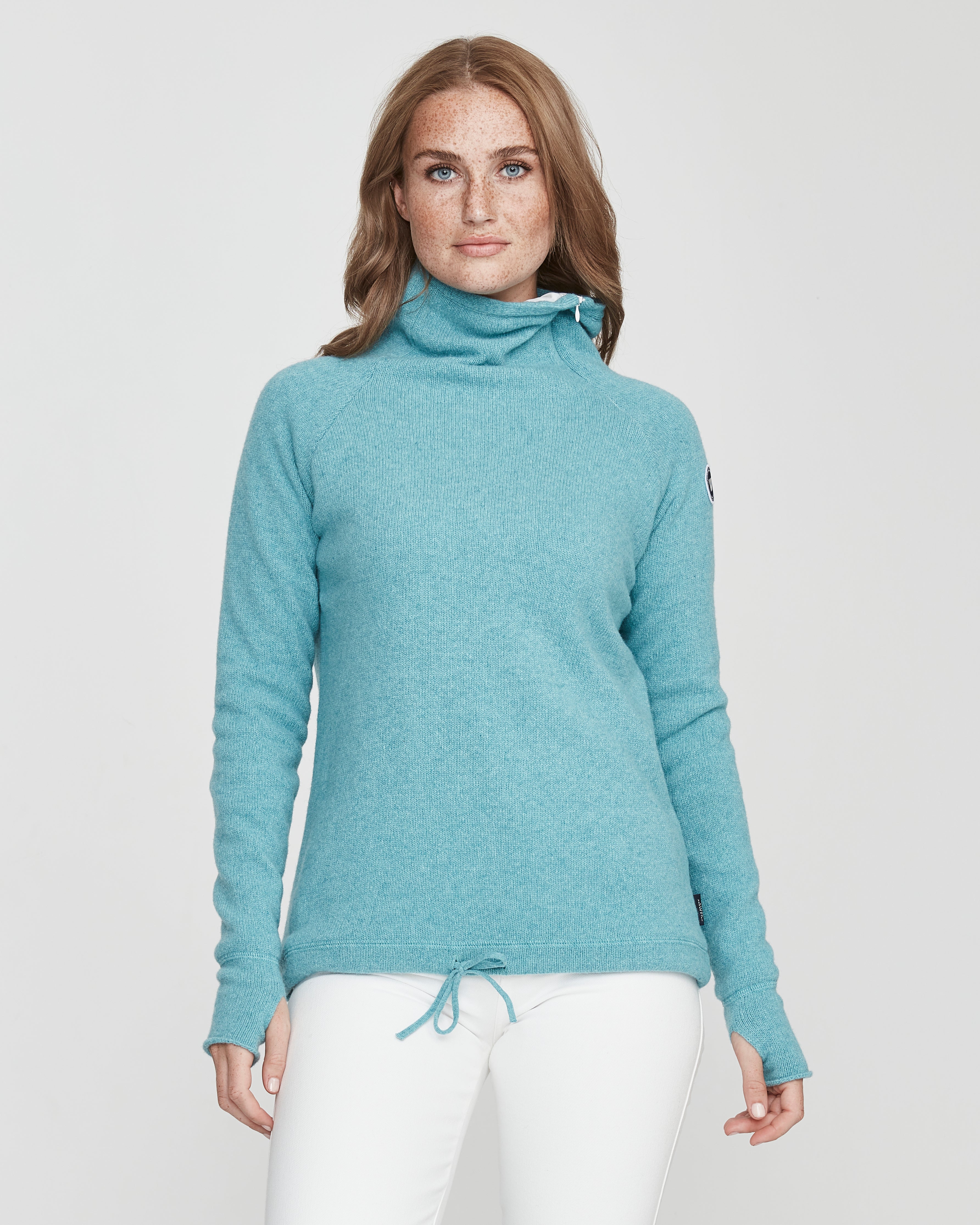 Martina Windproof Sweater- Blue Haze – Holebrook USA
