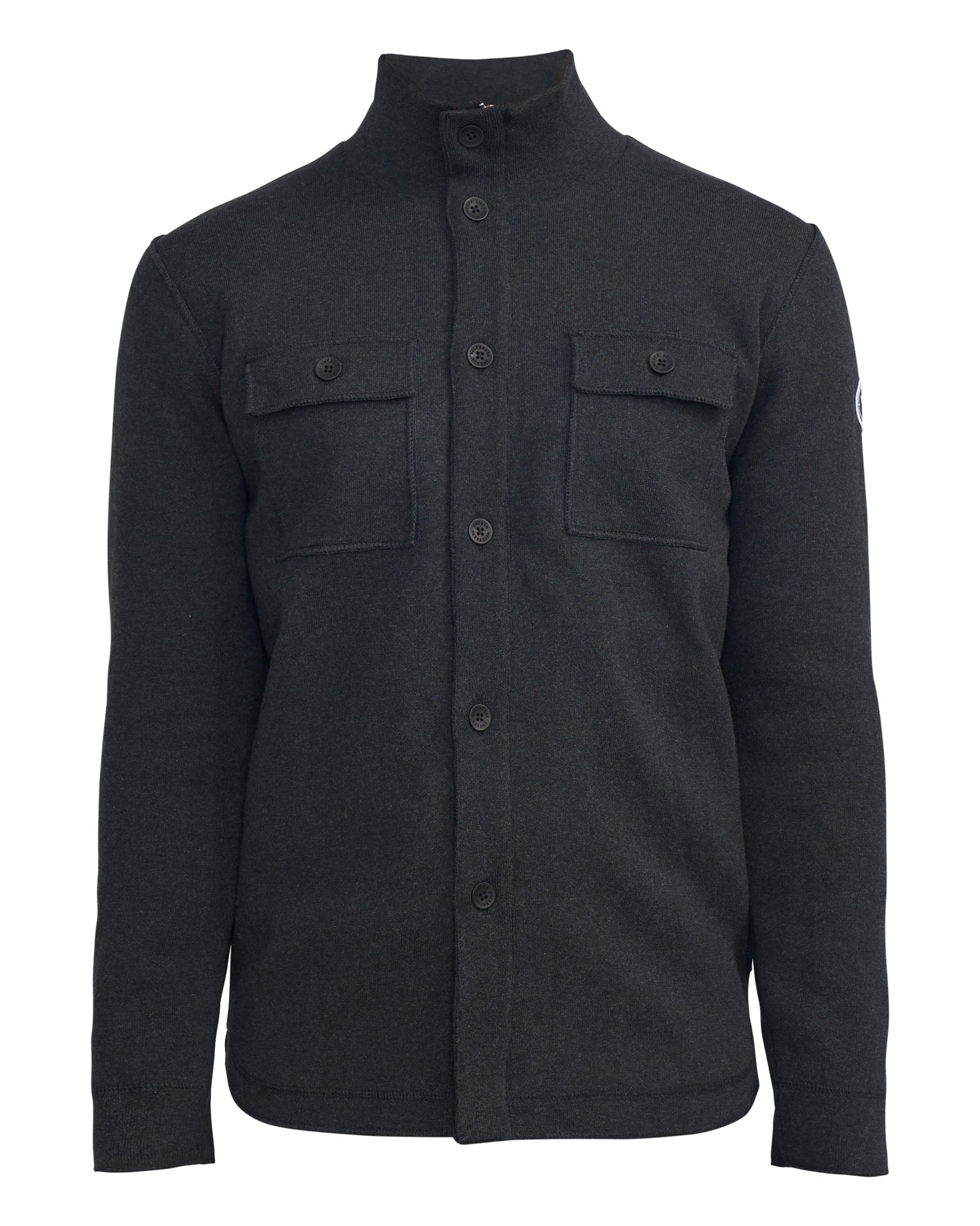 Edwin Windproof Shirt Jacket-Black Mel.