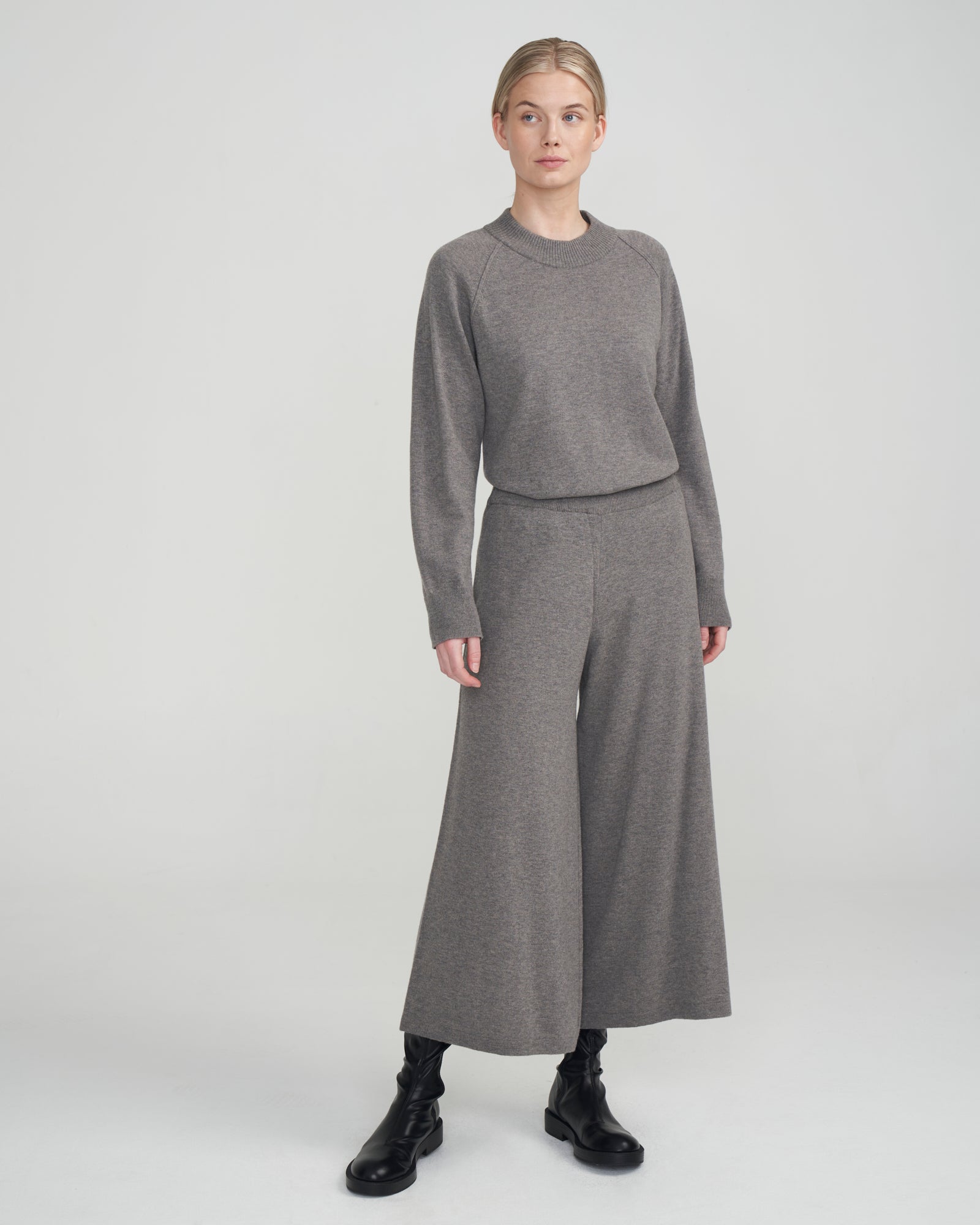 Body en coton bleu acier à manches longues | FR Body en coton bleu acier à manches longues | FR