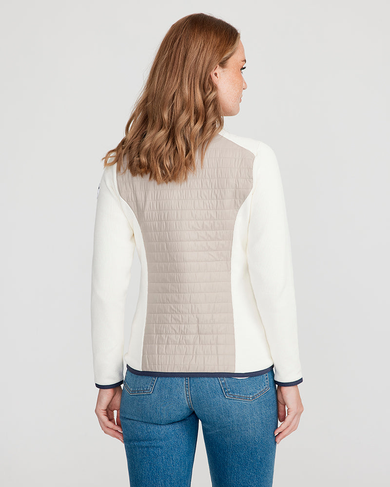 Mimmi Fullzip WP Off-White/Khaki