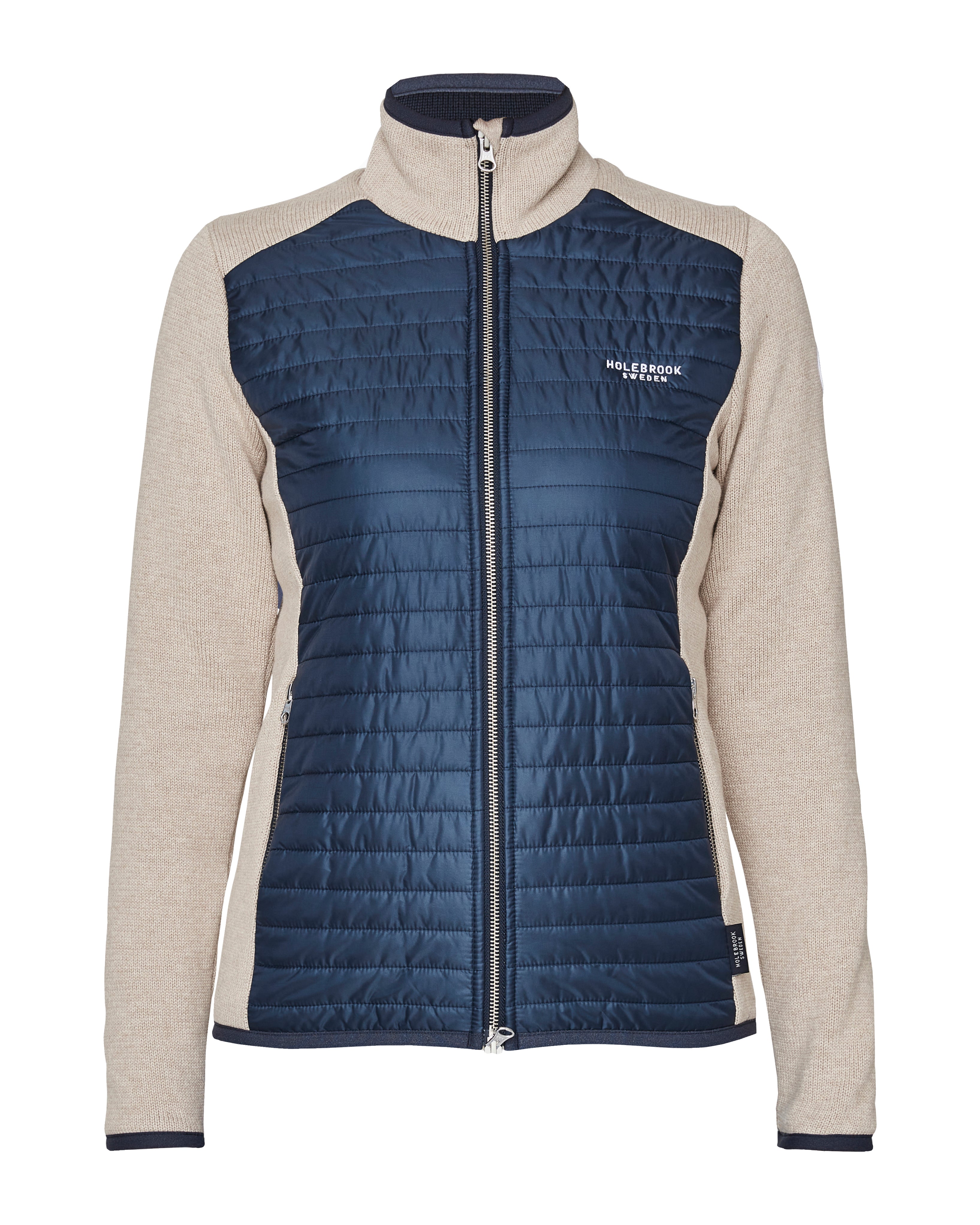 Mimmi Full Zip Windproof Jacket-Khaki/Navy