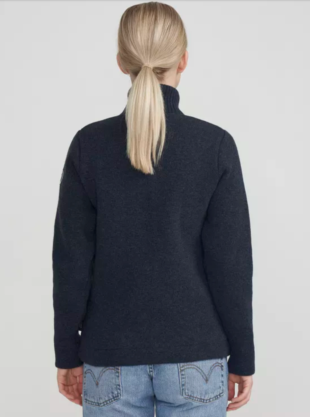 Claire Windproof Sweater-Chambray