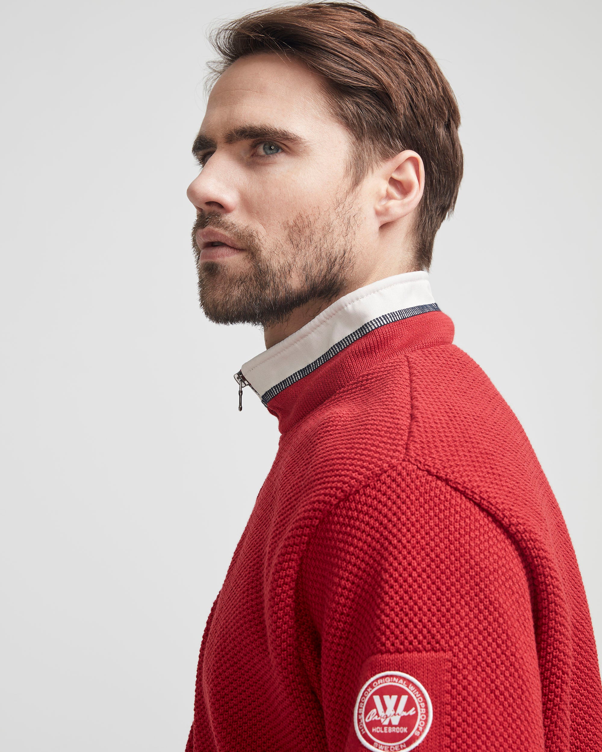 Classic Windproof Sweater-Red