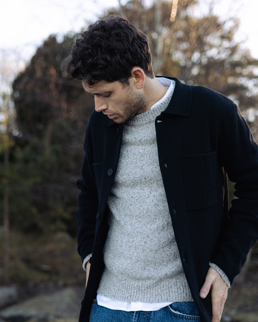 Torvald Overshirt- Black – Holebrook USA