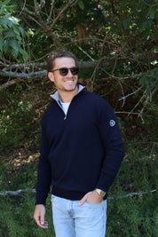 Duncan T-Neck WP-Navy