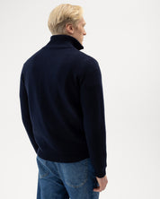 Alvin Windproof T- Neck- Navy