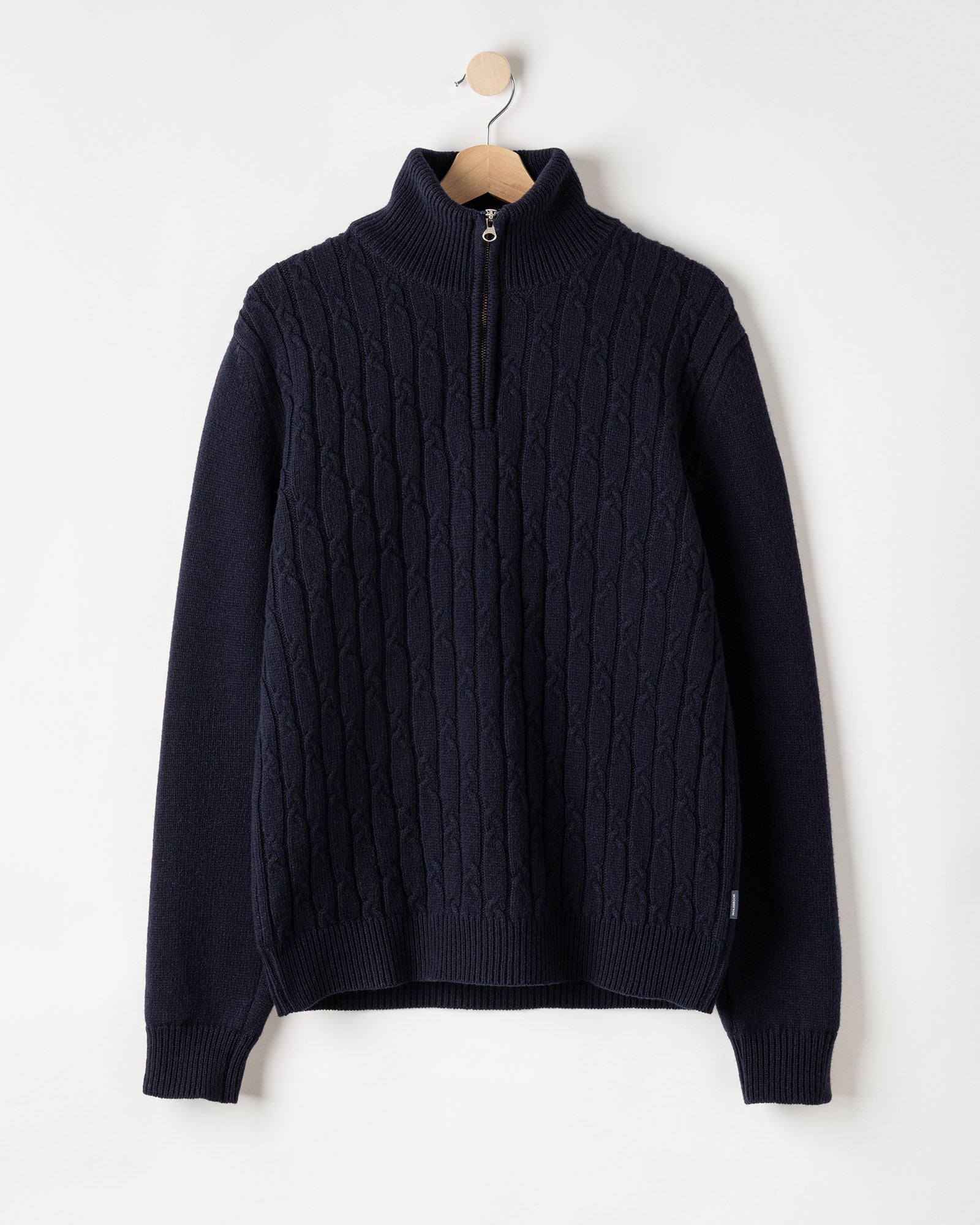 Alvin Windproof T- Neck- Navy