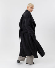 Astrid Wide Coat- Anthracite Mel.