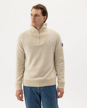 Bosse Windproof T- Neck- Cream