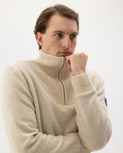 Bosse Windproof T- Neck- Cream