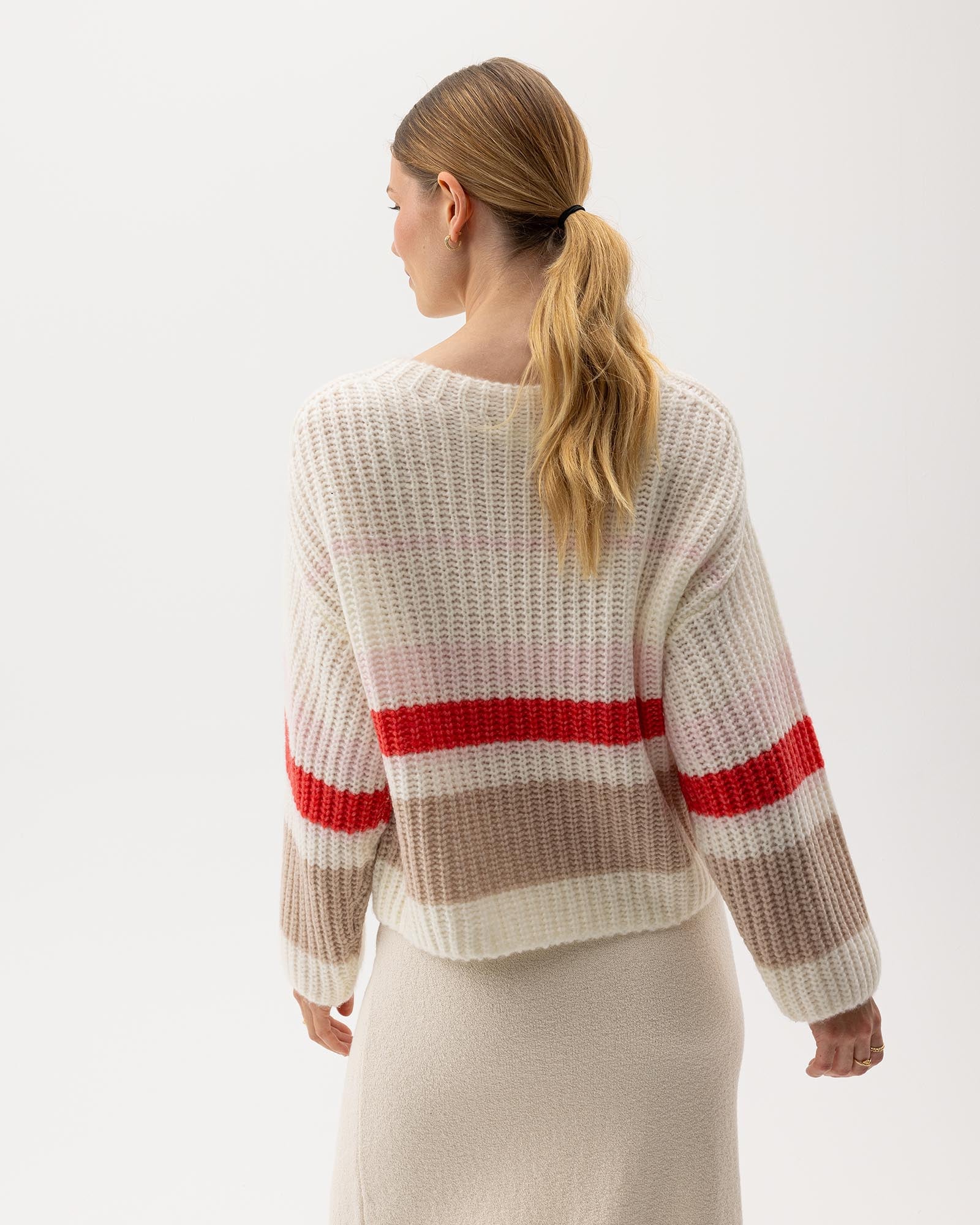 Cajsa Sweater Off White (multi)