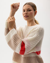 Cajsa Sweater Off White (multi)