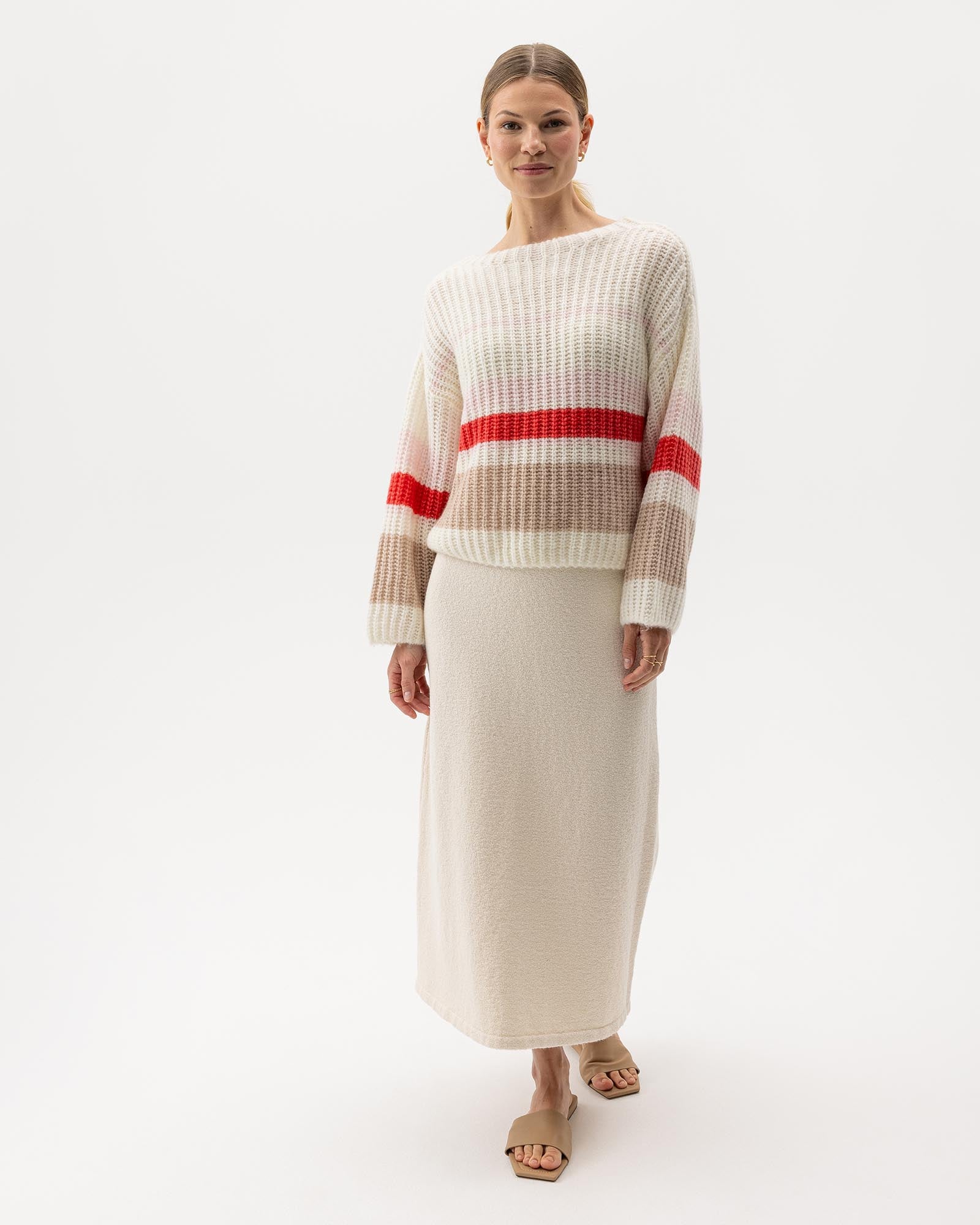 Cajsa Sweater Off White (multi)