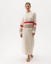 Cajsa Sweater Off White (multi)