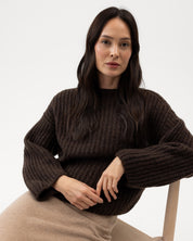 Cajsa Sweater- Brown