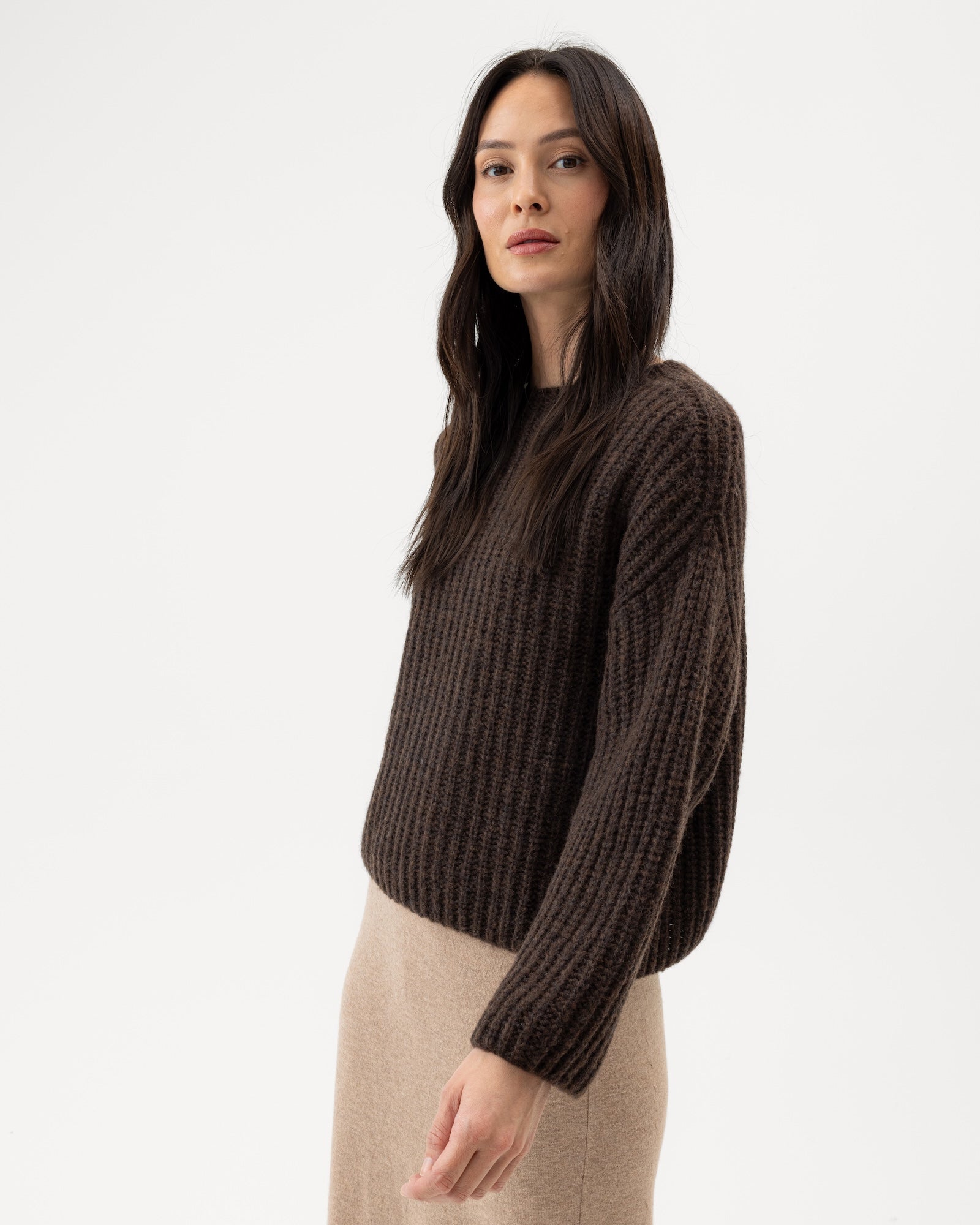 Cajsa Sweater- Brown