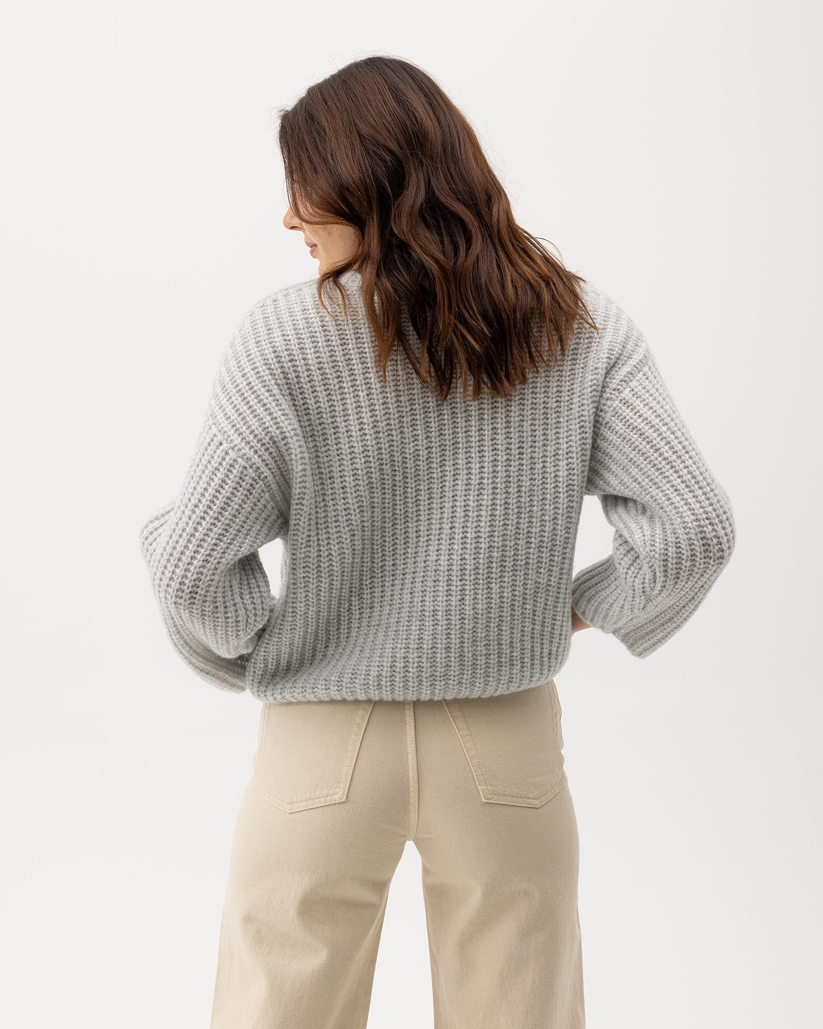 Cajsa Sweater Pale Grey