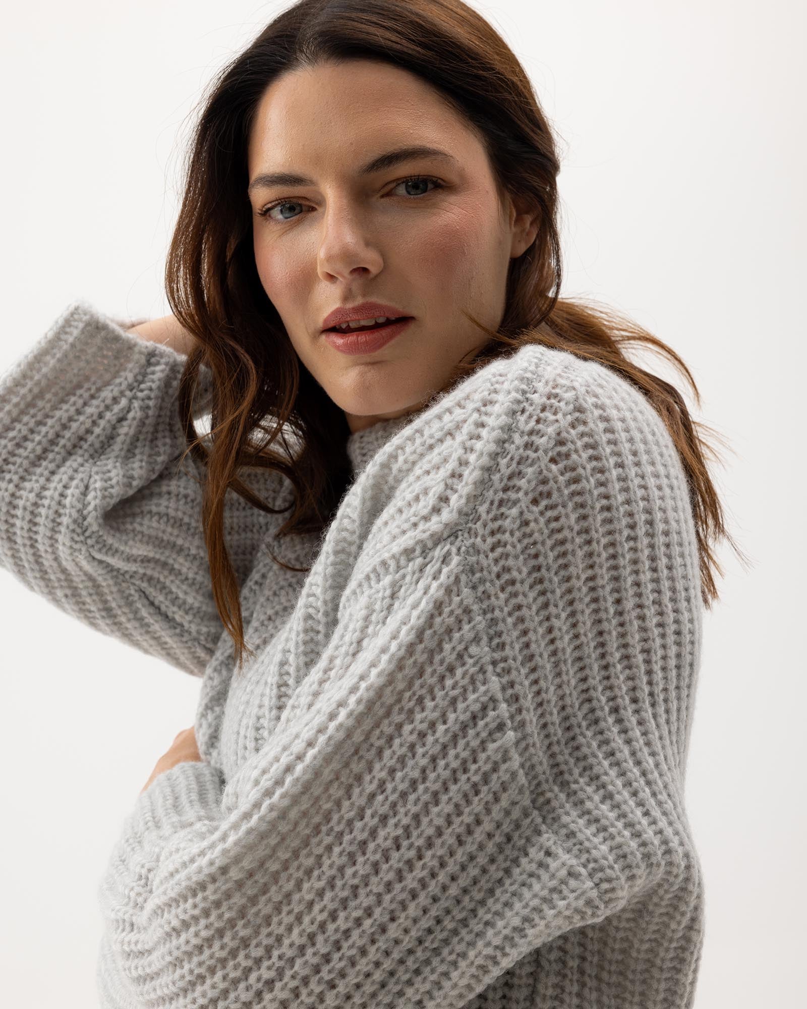 Cajsa Sweater Pale Grey