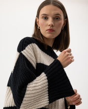 Cajsa Sweater- Black/Sandshell
