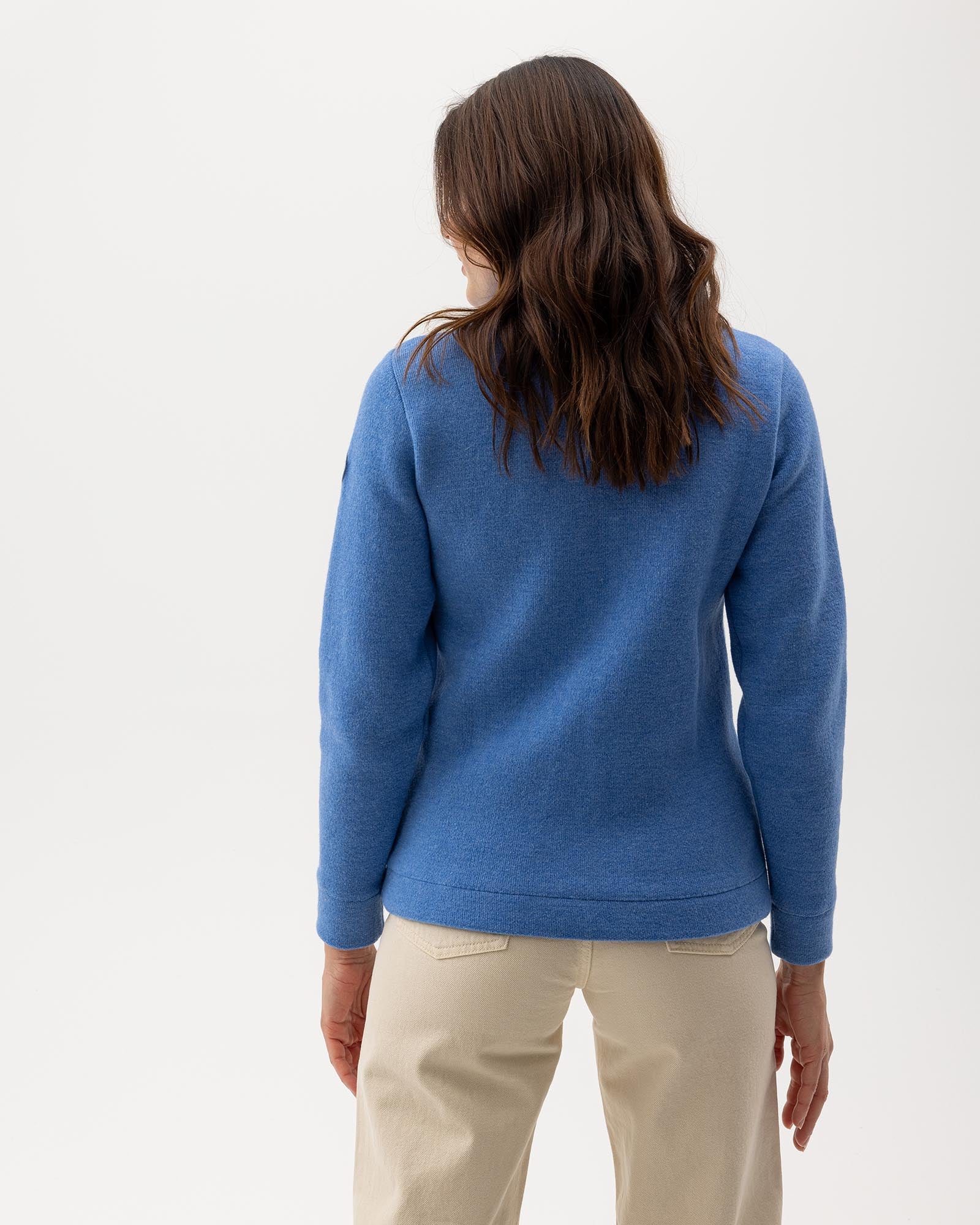Claire Windproof Sweater-Oxford Blue
