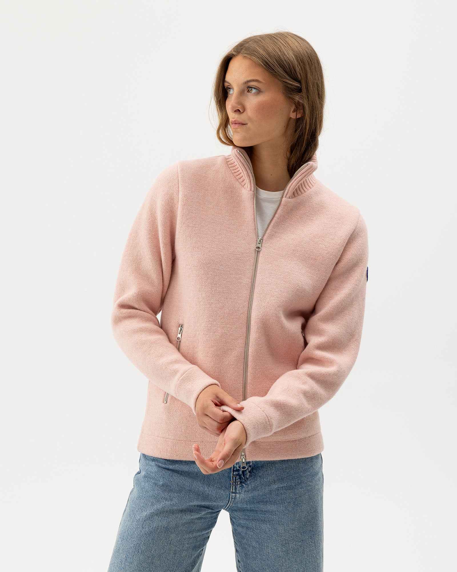 Claire Windproof Sweater-Flamingo
