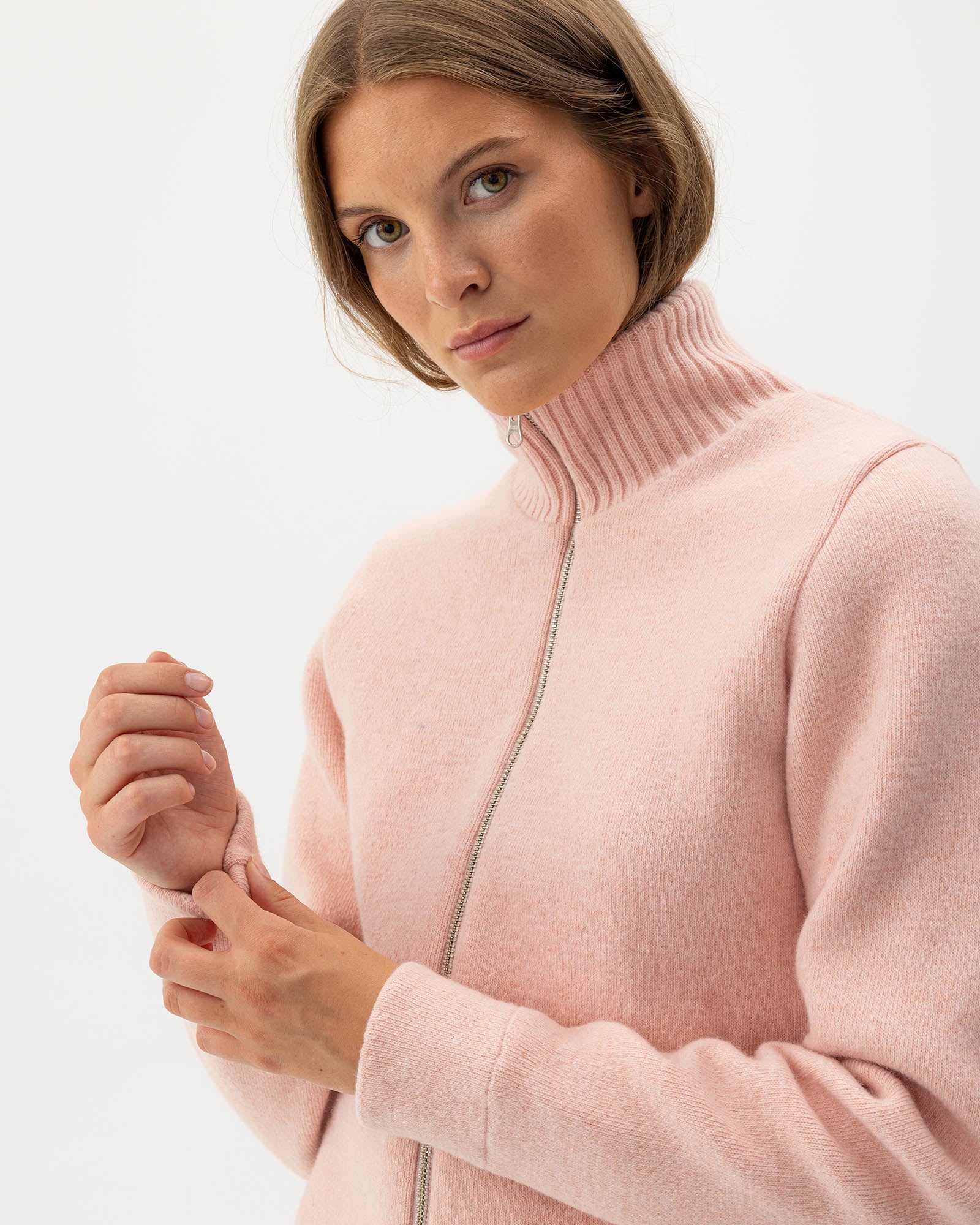 Claire Windproof Sweater-Flamingo