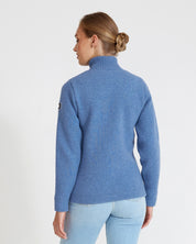 Claire Windproof Sweater-Dove Blue