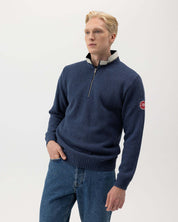 Classic Windproof Sweater-Chambray