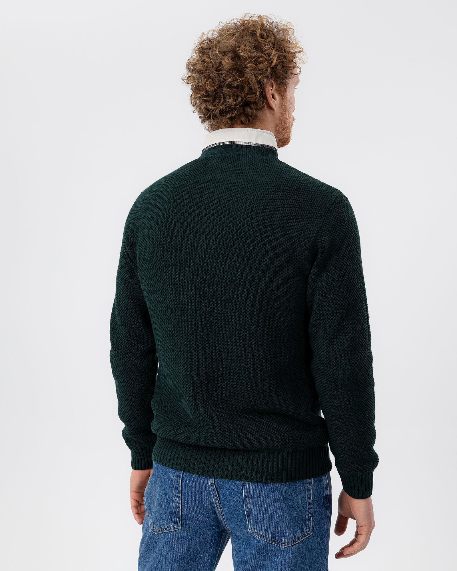 Classic Windproof Sweater- Pine