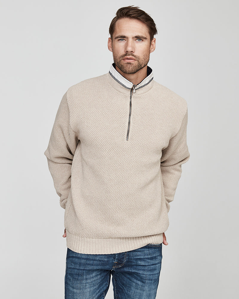 Classic Windproof Sweater- Khaki