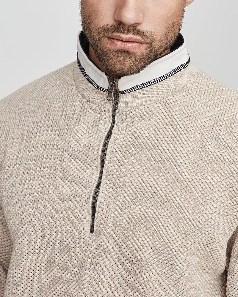Classic Windproof Sweater- Khaki