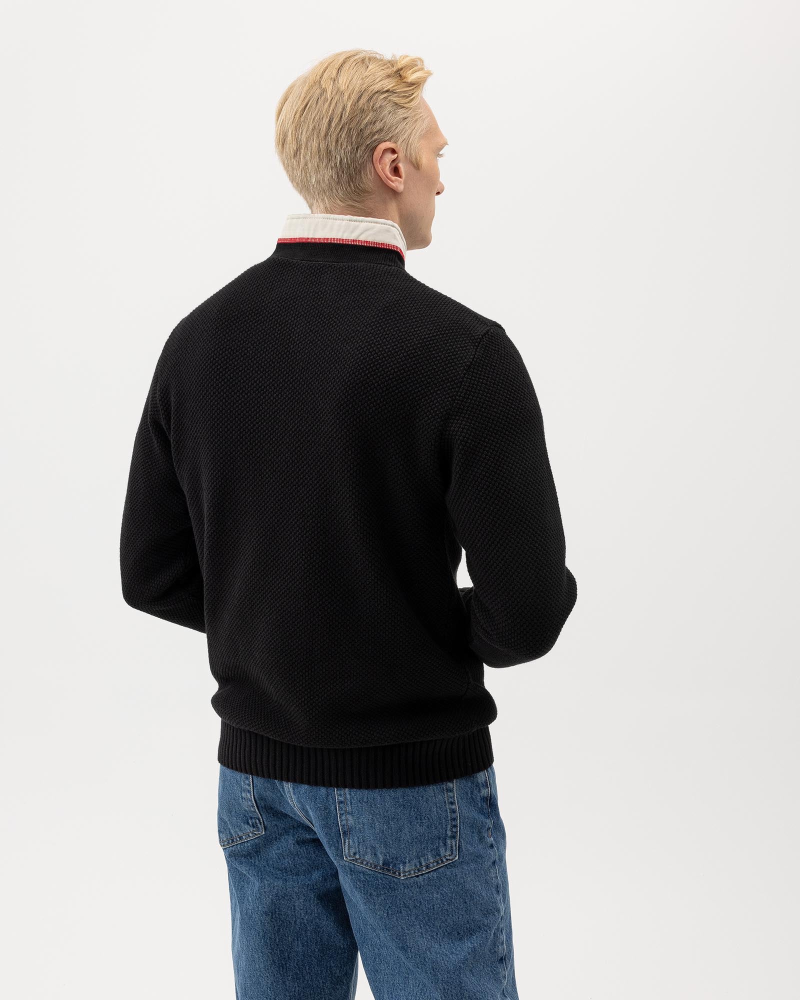 Classic Windproof Sweater-Black