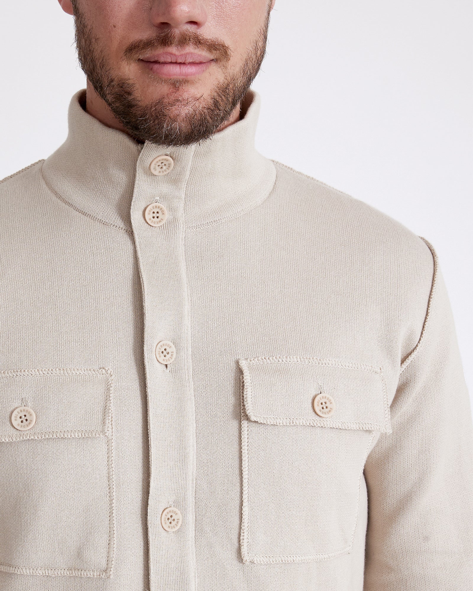 Edwin Windproof Shirt Jacket-Clay