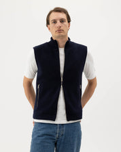 Fred Windproof Vest- Navy