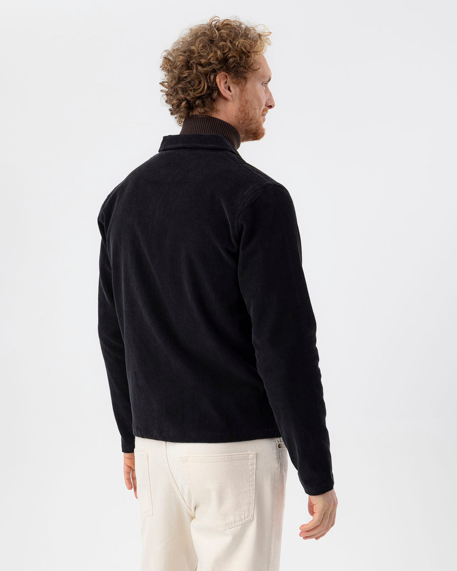Isak Cord Jacket Black