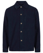 Isak Cord Overshirt- Navy