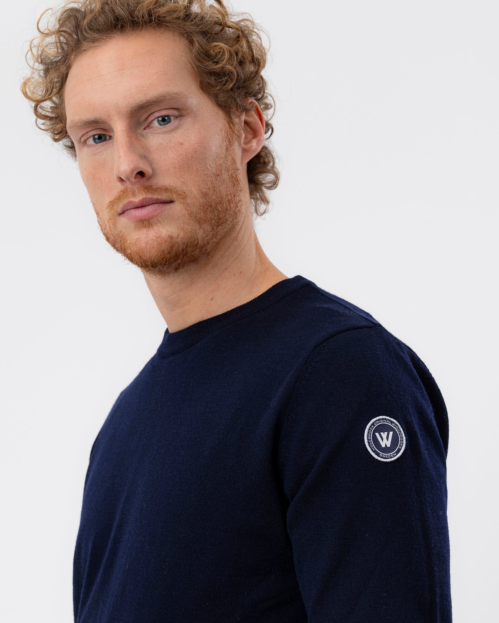 Jesper Windproof Crew- Dark Navy