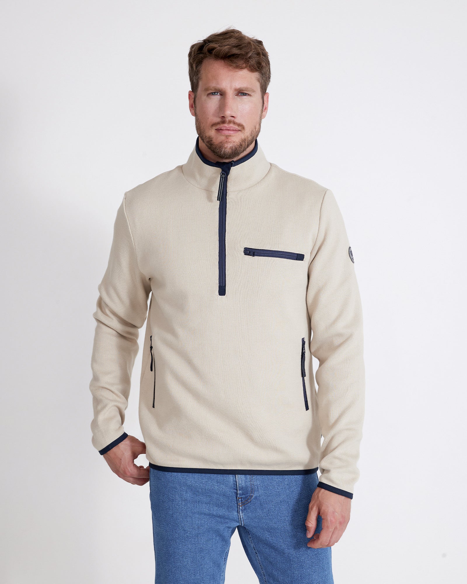Jonte T-Neck Windproof- Clay