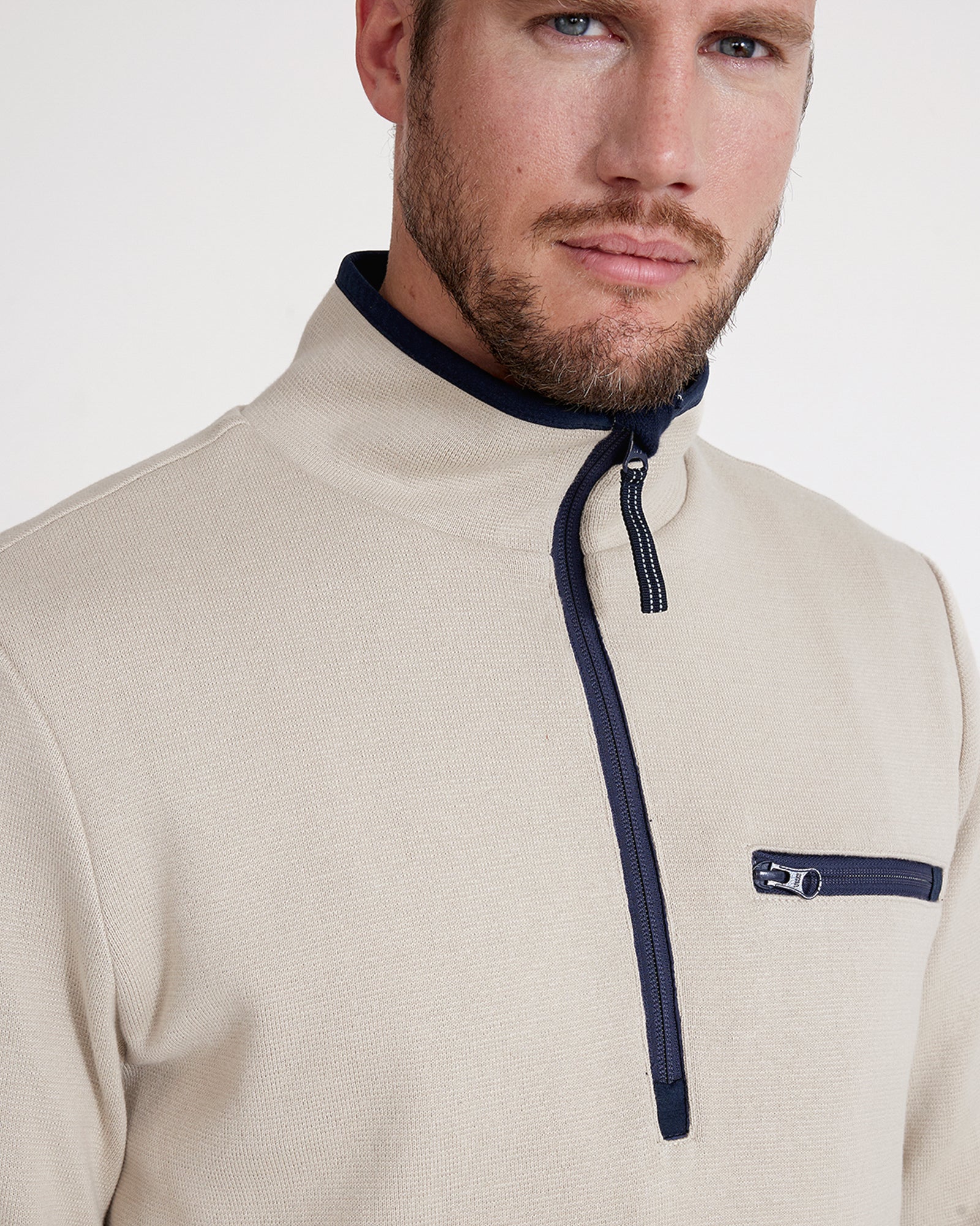 Jonte T-Neck Windproof- Clay
