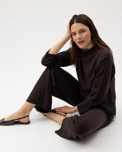 Kristina Pant- Dark Chocolate