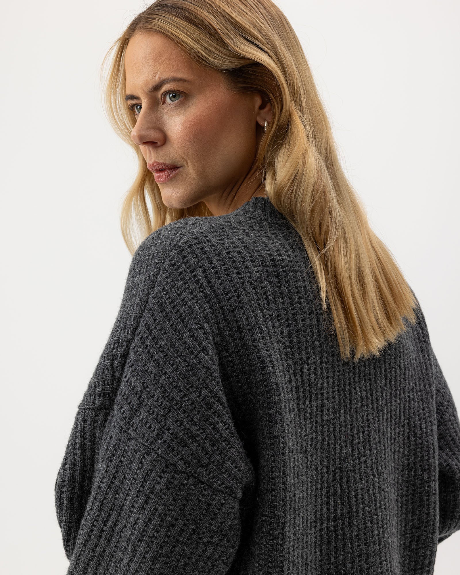 Livia Sweater- Dark Grey Mel